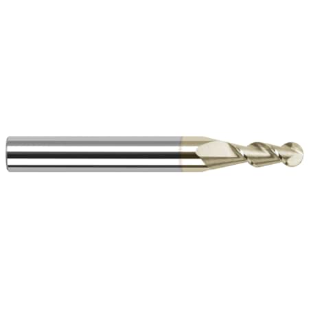 Harvey Tool High Helix End Mill for Aluminum Alloys - Ball, 0.1875" (3/16) 27912-C7